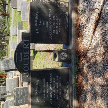 JOUBERT Petrus Johannes 1895-1959 &amp; Johanna Cornelia 1899-1979