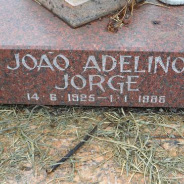 JORGE João Adelino 1925-1988