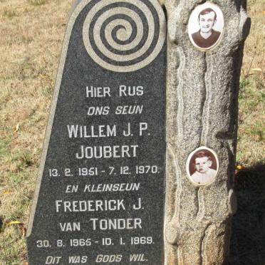 JOUBERT Willem J.P. 1951-1970 :: VAN TONDER Frederick J. 1965-1969
