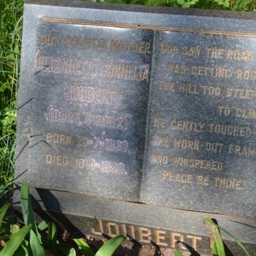 JOUBERT Elizabeth Cornelia nee SWARTZ 1869-1948