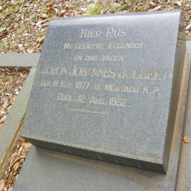 JOUBERT Gideon Johannes 1877-1952