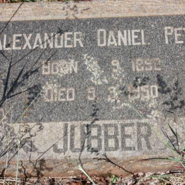 JUBBER Alexander Daniel Peter 1892-1950