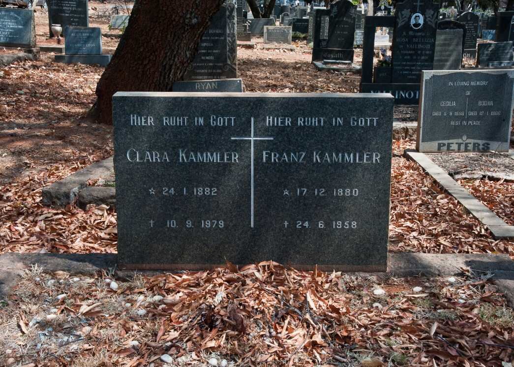 KAMMLER Franz 1880-1958 &amp; Clara 1882-1979