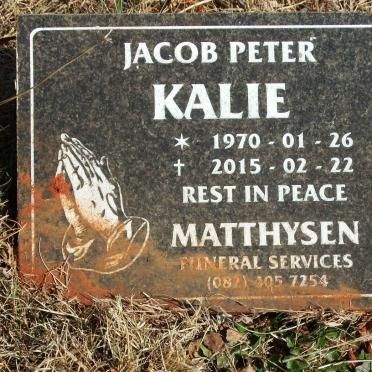 KALIE Jacob Peter 1970-2015