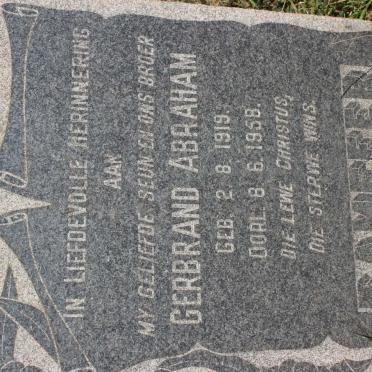 KAMFFER Gerbrand Abraham 1919-1958