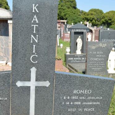 KATNIC Romeo 1902-1986 &amp; Anka 1906-1983 :: KOSTELAC Michael 1923-1998