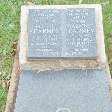 KEARNEY Phillip Joseph 1894-1947 &amp; Mary Malvine 1897-1992