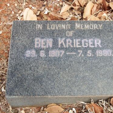 KRIEGER Ben 1907-1980