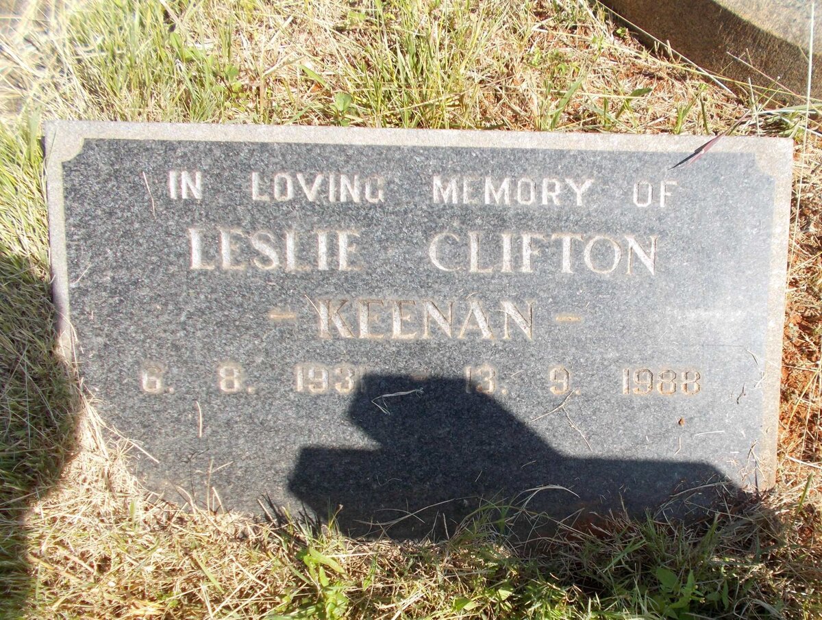 KEENAN Leslie Clifton 1931-1988