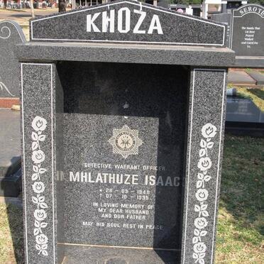 KHOZA Mhlathuze Isaac 1948-1995