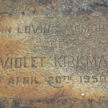 KIRKMAN Violet -1950