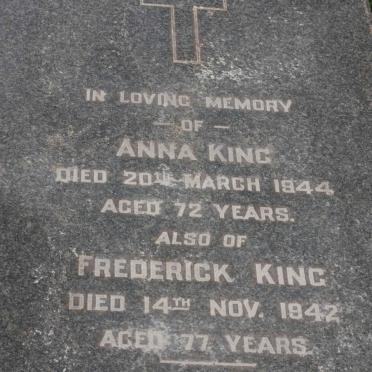 KING Frederick -1942 &amp; Anna -1944