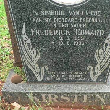 KIRSTEN Frederick Edward 1955-1995