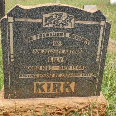 KIRK Lily 1885-1949
