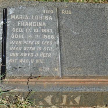 KOK Maria Louisa Francina 1883-1958