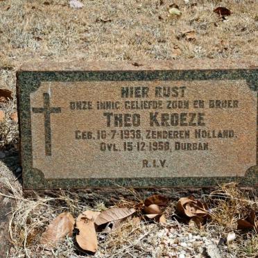 KROEZE Theo 1938-1958