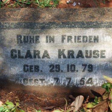 KRAUSE Clara 1879-1954