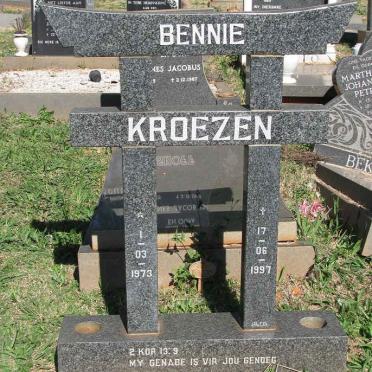 KROEZEN Bennie 1973-1997