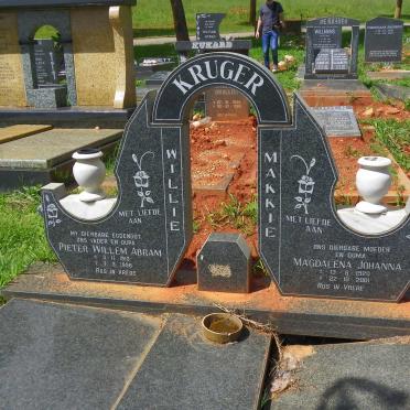 KRUGER Pieter Willem Abram 1913-1996 &amp; Magdalena Johanna 1920-2001