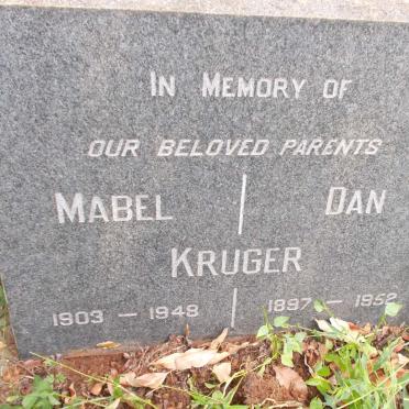 KRUGER Dan 1897-1952 &amp; Mabel 1903-1948