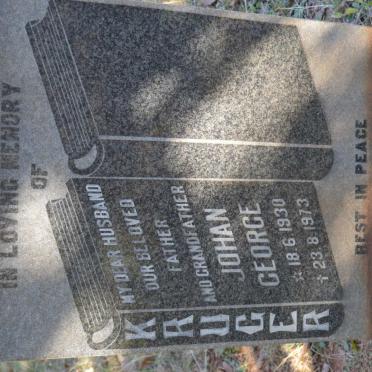 KRUGER Johan George 1930-1973