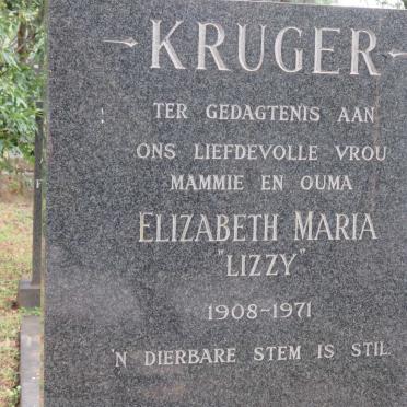 KRUGER Elizabeth Maria 1908-1971