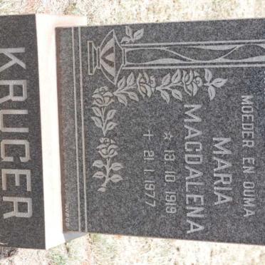 KRUGER Maria Magdalena 1919-1977