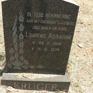 KRUGER Lourens Abraham 1908-1974