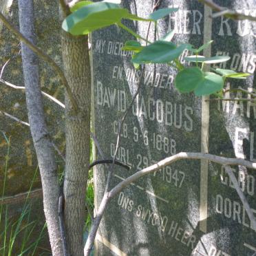 KRUGER Dawid Jacobus 1888-1947 &amp; Martha Maria Elizabeth 1897-1956