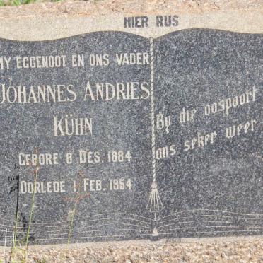 KUHN Johannes Andries 1884-1954