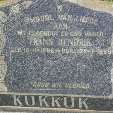 KUKKUK Frans Hendrik 1899-1959