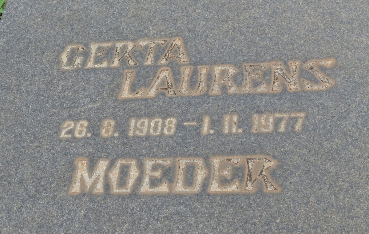 LAURENS Gerta 1908-1977