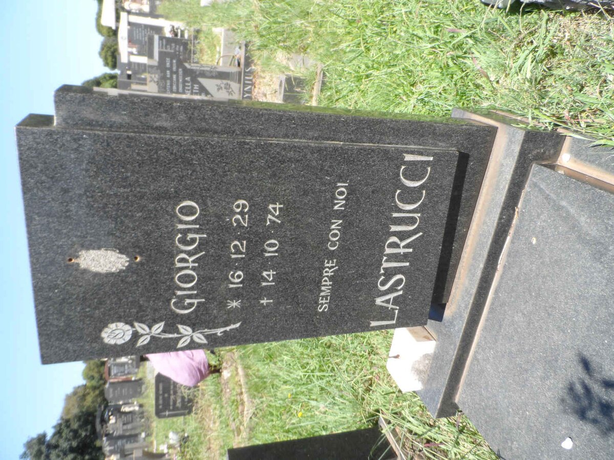 LASTRUCCI Giorgio 1929-1974