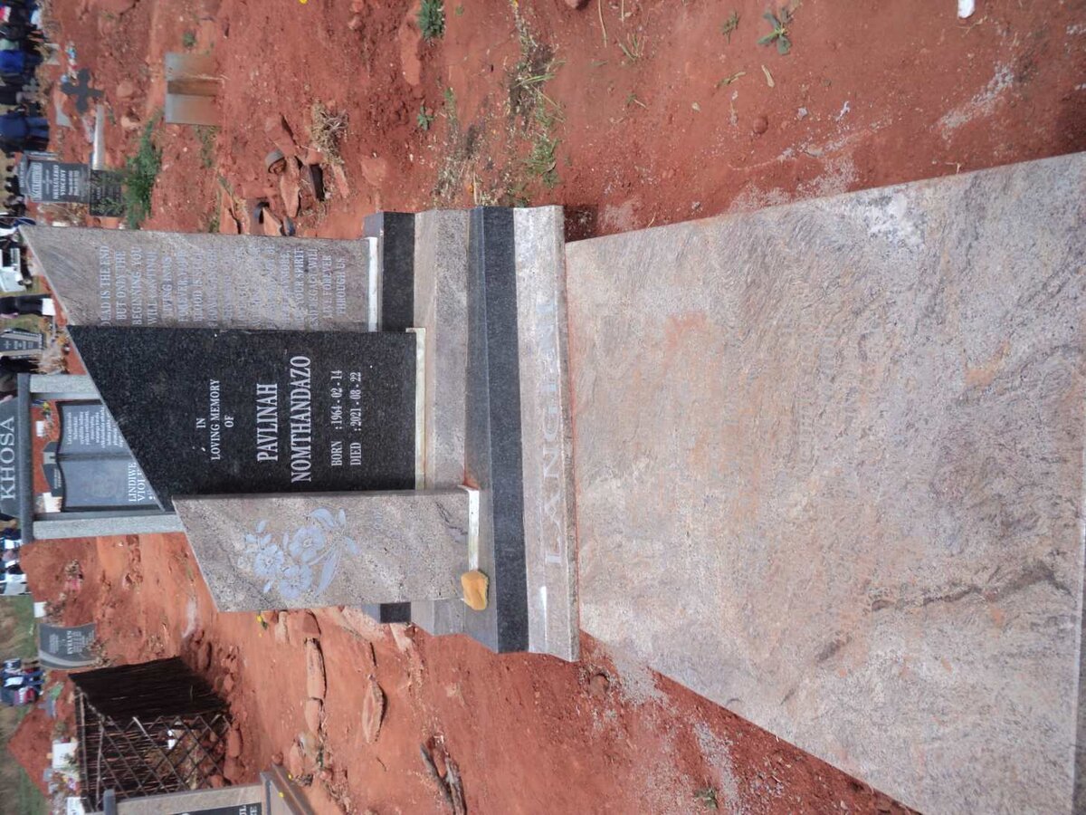 LANGENE Pavlinah Nomthandazo 1964-2021