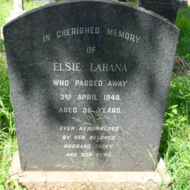 LAHANA Elsie -1949