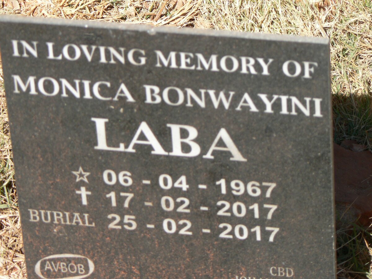 LABA Monica Bonwayini 1967-2017