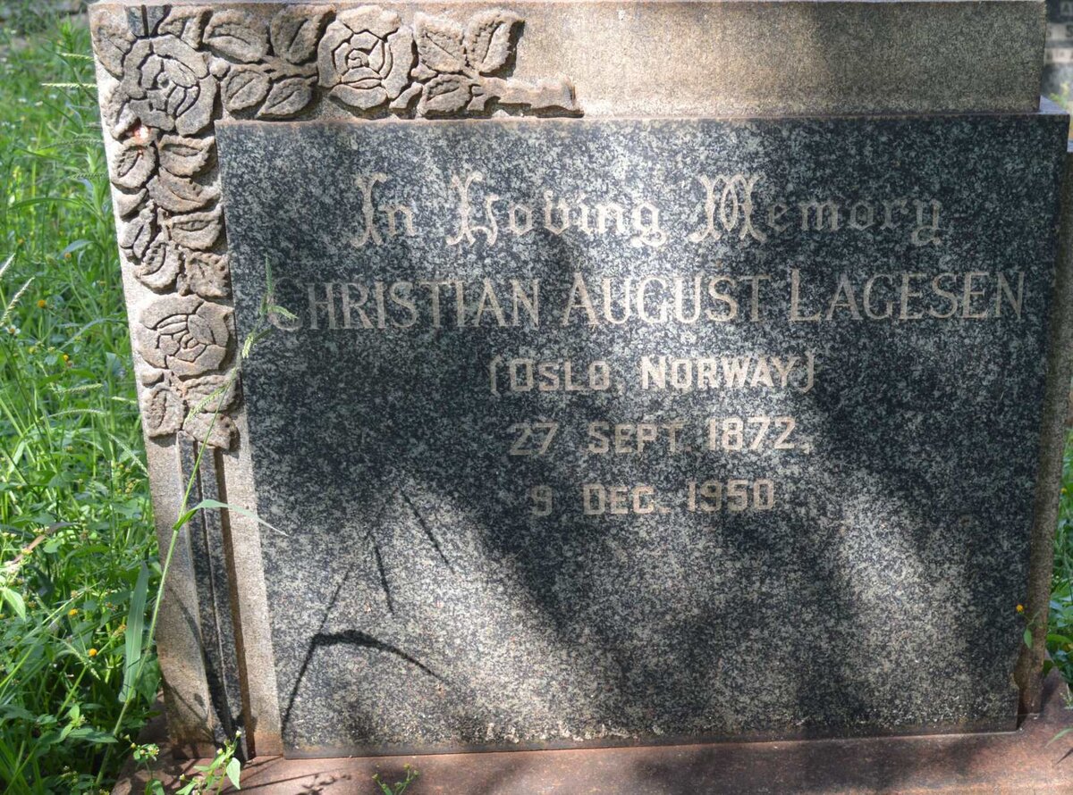 LAGESEN Christian August 1872-1950