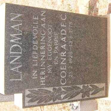 LANDMAN Coenraad F.C. 1928-1975