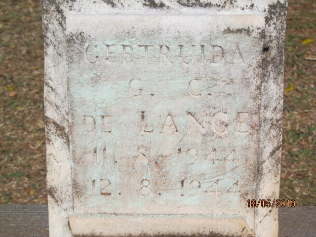 LANGE Gertruida G.G., de 1944-1944
