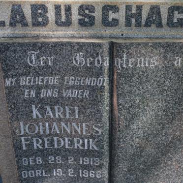 LABUSCHAGNE Karel Johannes Frederik 1913-1966