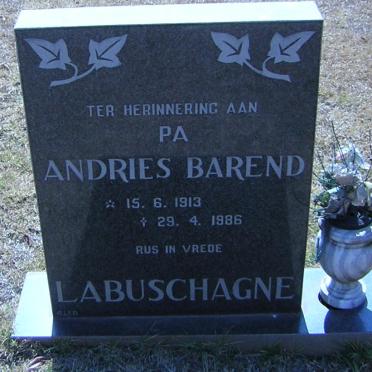 LABUSCHAGNE Andries Barend 1913-1986
