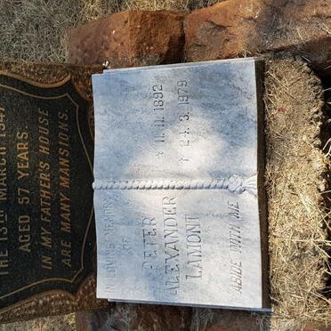 LAMONT Peter Alexander 1892-1979 :: LAMONT Anna Johanna -1947