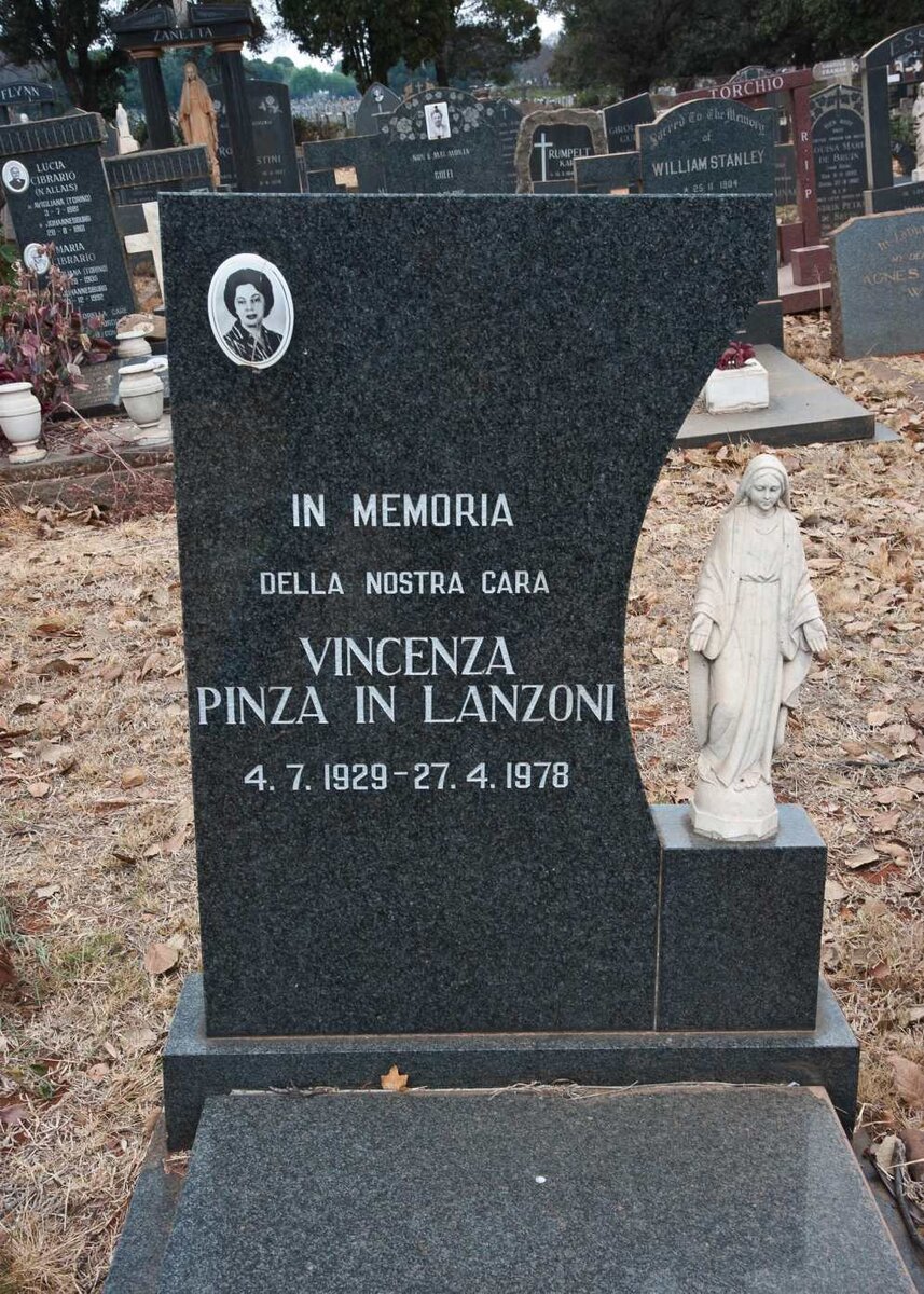 LANZONI Vincenza Pinza In 1929-1978