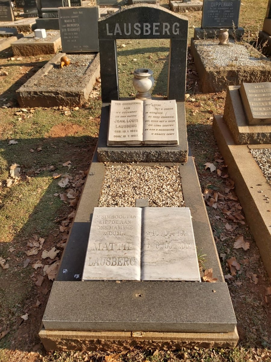 LAUSBERG Jean Louis 1922-1957 &amp; Martha Vellina 1925-2003