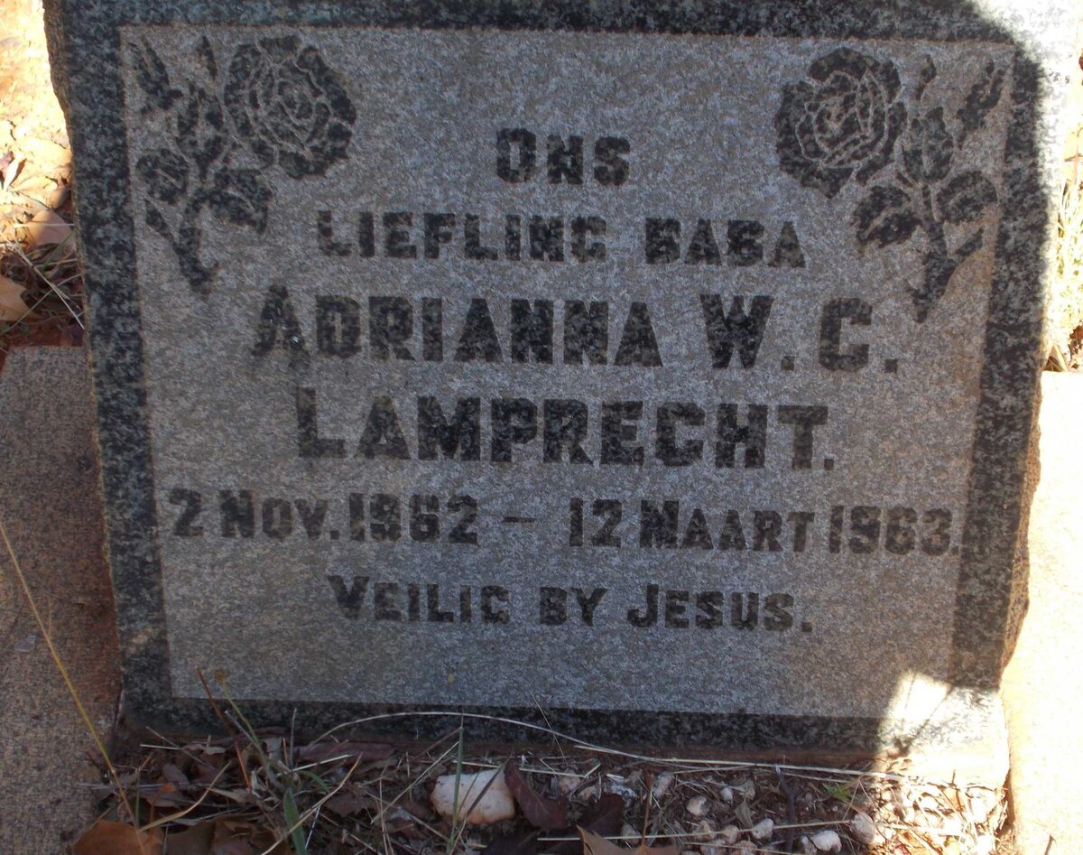 LAMPRECHT Adrianna W.C. 1962-1963
