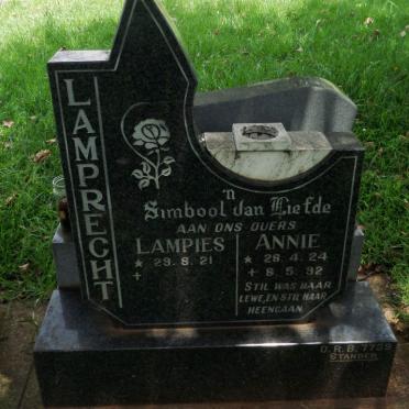 LAMPRECHT Lampies 1921- &amp; Annie 1924-1992