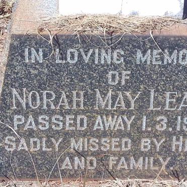 LEACH Norah May -1967