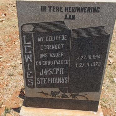 LEWIES Joseph Stephanus 1914-1973
