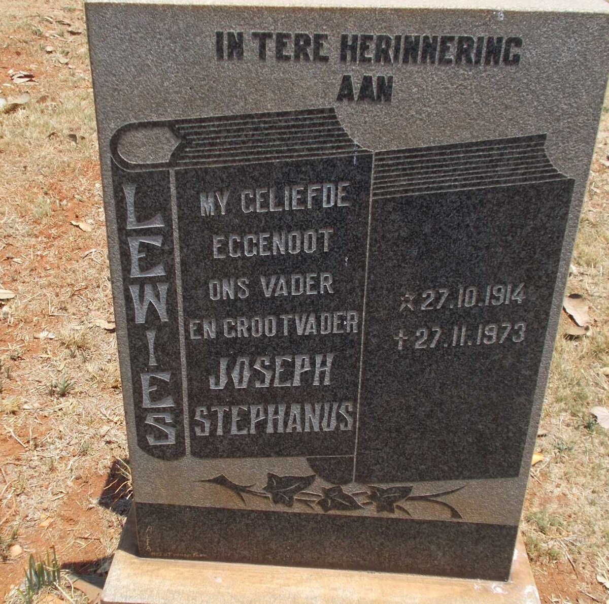 LEWIES Joseph Stephanus 1914-1973