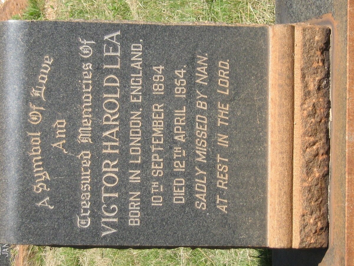 LEA Victor Harold 1894-1954